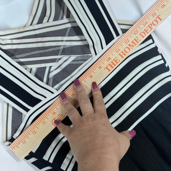 Maeve Anthropologie Womens Dress Size 0 Black Crosswise Sleeveless Flare Bandage - Picture 10 of 13